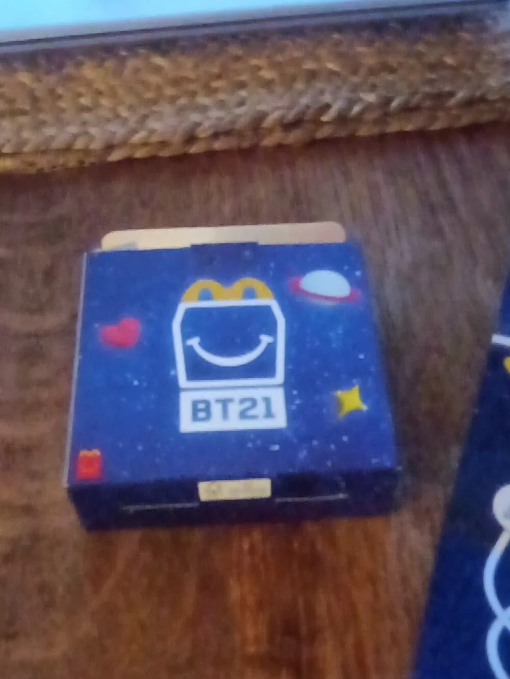 McDonald's Collectible Plush Poster - Blue, Yellow, Pink, Red, White